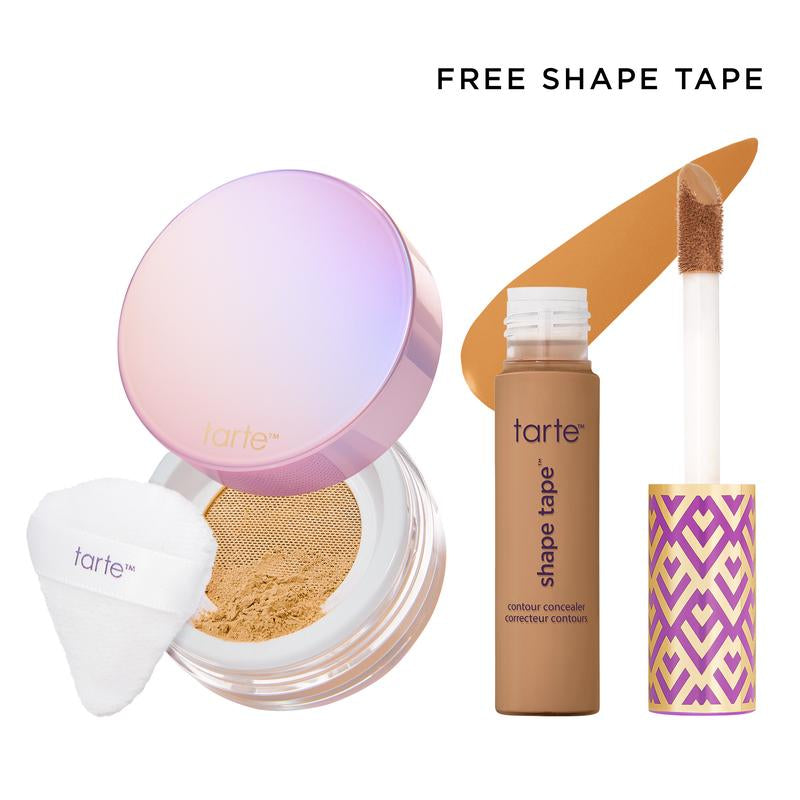 Shape & Bake Shape Tape & Creaseless Powder Duo